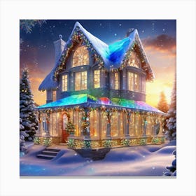 Christmas House 35 Canvas Print