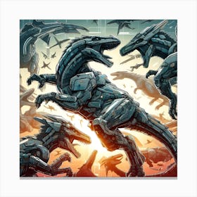 Monsters Canvas Print