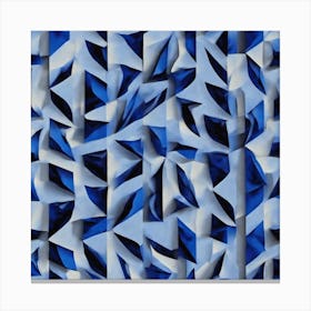 Abstract Blue Canvas Print