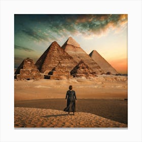 Egypt At Sunset 1 Canvas Print