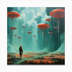 Jellyfish Canvas Print