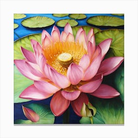 Lotus Flower 1 Canvas Print