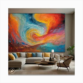 Abstract Painting 8 Canvas Print