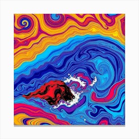 Psychedelic Art, Psychedelic Art, Psychedelic Art, Psychedelic Art, Psychedelic Art, 1 Canvas Print