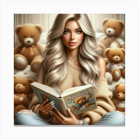 Teddy Bears 15 Canvas Print