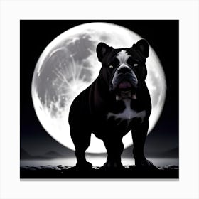 Lunar Bulldog Canvas Print