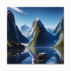 New Zealand Landscape Canvas Print