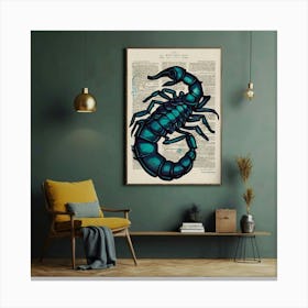 Default Trendy Scorpio Wall Art 0 Canvas Print