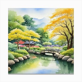 Japanese Garden Canvas Print