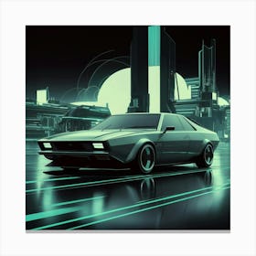 Futuristic Car 5 Canvas Print