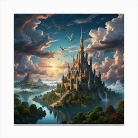 Castle In The Sky 1 Canvas Print