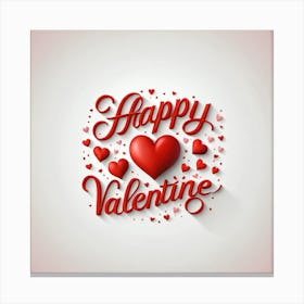 Happy Valentine'S Day 8 Canvas Print