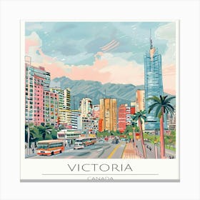 Victoria City Canvas Print