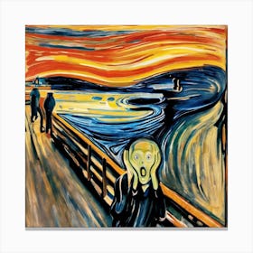 Edvard Munch The Scream Canvas Print