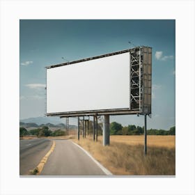 Blank Billboard Canvas Print