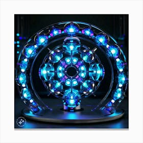 Fractal Galaxy Canvas Print