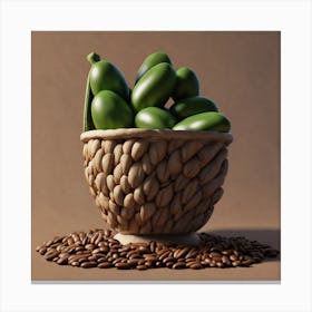 Mangoes In A Bowl Canvas Print