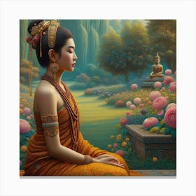 Thai Buddha Canvas Print