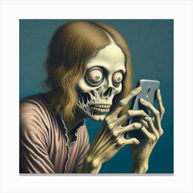 Cellphone Goon Canvas Print