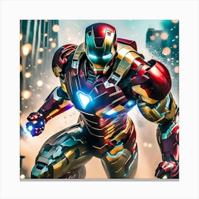 Iron Man thhh Canvas Print