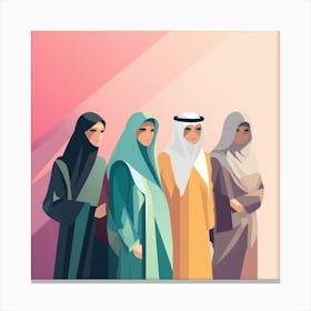 Arab Family (15) Canvas Print
