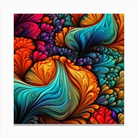 Folding Colour Canvas Print