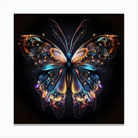 Abstract Butterfly Canvas Print