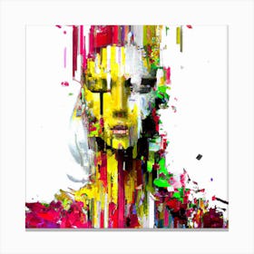 Glitch two Canvas Print