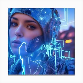 Futuristic Art Canvas Print