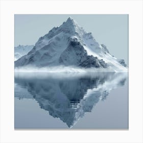 Iceberg In The Water Canvas Print