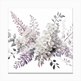Flowers of Wisteria Canvas Print