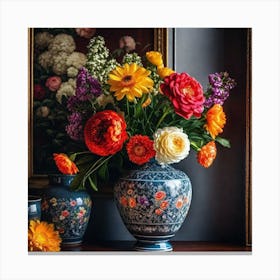 Flowers In A Vase 114 Canvas Print