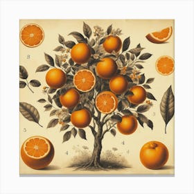 Orange Tree 3 Canvas Print