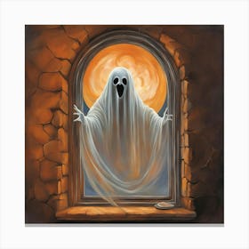 Wailing Ghost Canvas Print