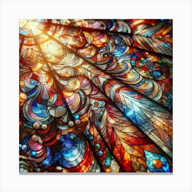 Stained Glass Art Canvas Print