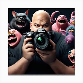 Monsters Canvas Print