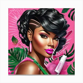 Sexy Black Woman 2 Canvas Print