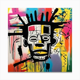 Basquiat State Of Mind 8 Canvas Print