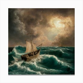 Stormy Seas Canvas Print