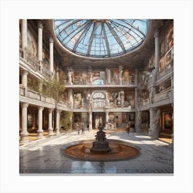 Nyc Museum Of Natural History Canvas Print