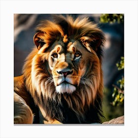 Lion art 20 Canvas Print