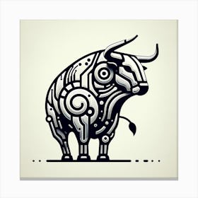 Bull Of The Zodiac Canvas Print
