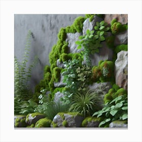 Moss Wall Canvas Print