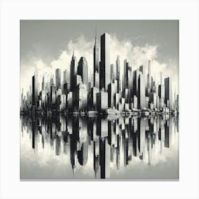 Cityscape Canvas Print 5 Canvas Print