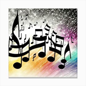 Music Notes 4 Canvas Print