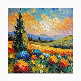 Landscape Painting Canvas Print