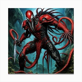 Spider - Man tentacles Canvas Print
