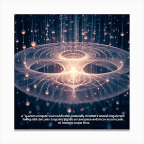 Quantum Entanglement Canvas Print