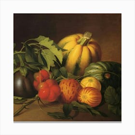 Fruits And Vegetables 1 Canvas Print