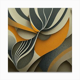 Flowing Stone Tri Tone_#2 Canvas Print